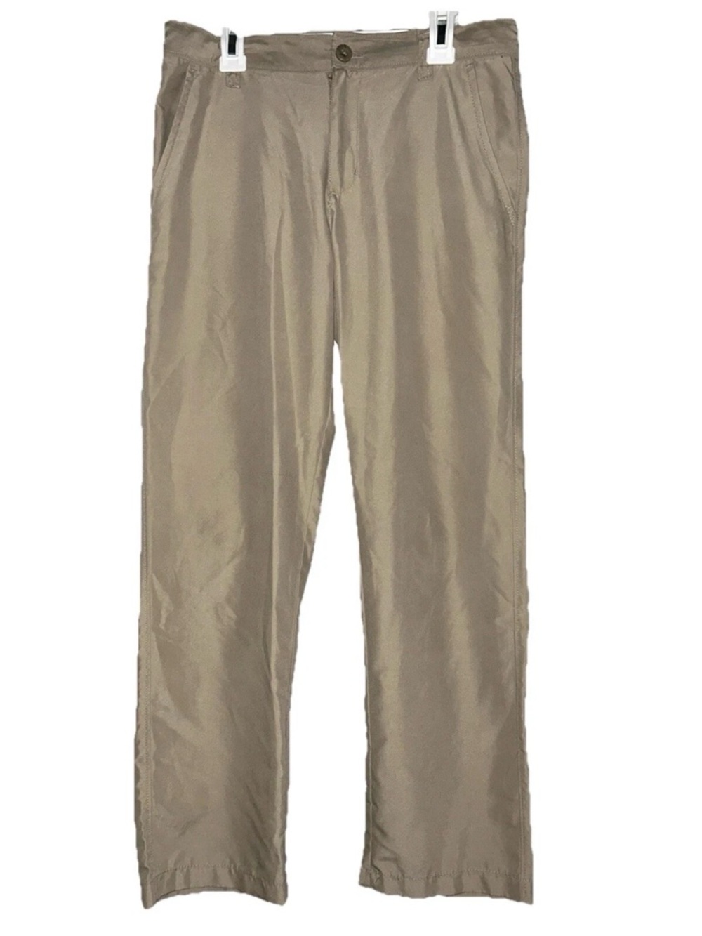 Boys Chaps Khaki Lightweight Pants Size 14 Regular Fit Great For School Uniform
